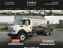 Tablet Screenshot of liskeytrucksales.com